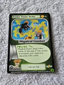DBZ Dragon Ball Z Trunks Power Strike P8 CCG Limited Promo Trunks Saga MP - Picture 1 of 5