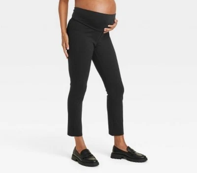 Pantalones ponte al tobillo Maternity by Ingrid & Isabel tiro alto ajuste estándar OTB - NUEVOS CON ETIQUETAS Foto 1 de 4