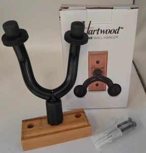 Hartwood Wooden Guitar Wall Hanger New Boxed A10 G421 - Picture 1 of 16