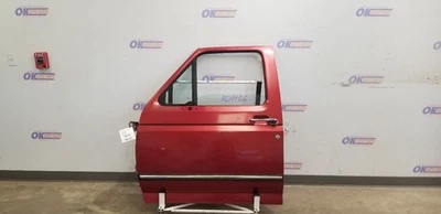 97 FORD F350 DOOR ASSEMBLY FRONT LEFT DRIVER RED - Image 1 of 4