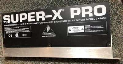 Behringer CX3400 Super-X-Pro Multi Effect Processor Crossover TESTED Works - Image 1 of 4