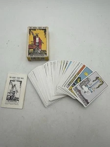 Vintage 1971 The Rider Tarot Waite Deck The Magician 78 Cards & Book Switzerland - Picture 1 of 24