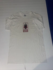 Vintage  American Red Cross Donate Blood Shirt Men’s Large Dracula - Picture 1 of 15