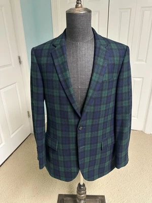 Chaqueta J Crew Factory Thompson para Hombres 42r Abrigo Deportivo Blazer Cuadros Vacaciones Tartán Foto 1 de 4