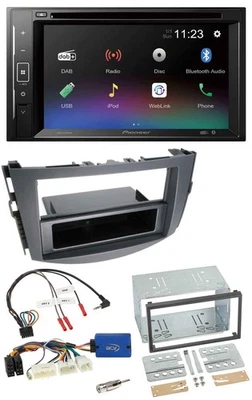 Pioneer Bluetooth Lenkrad USB 2DIN DAB DVD Autoradio für Toyota RAV 4 ab 2011 28 - Bild 1 von 4