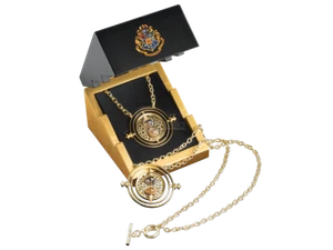 Harry Potter Replica Giratempo Hermione Granger Placcato Oro Noble Collection - Foto 1 di 2
