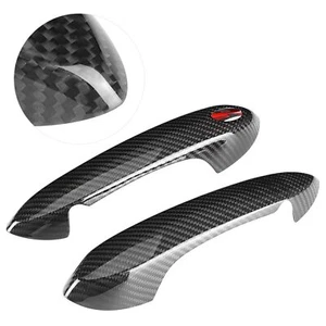 Pair Car Modification Carbon Fiber Door Handle Cover Trim for  A90 18‑21 - Bild 1 von 12