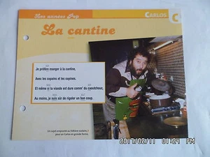 KARTE STECKKARTE SANGSPASS CARLOS LA CANTINE - Bild 1 von 1