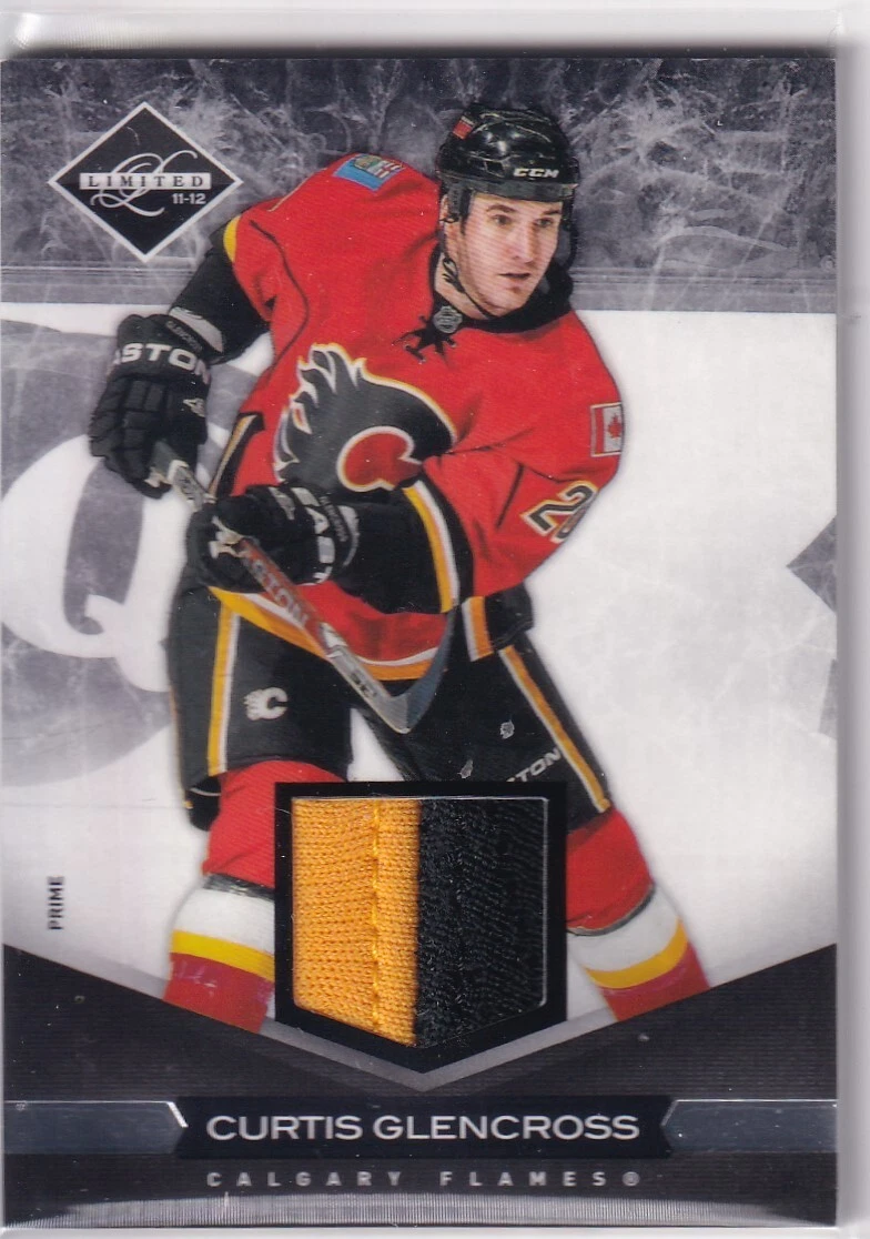 11/12 PANINI LIMITED CURTIS GLENCROSS PRIME GAME JERSEY /25 #173 2CL