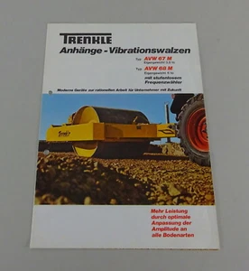 Prospectus/Brochure Trenkle Anhänge-vibrationswalzen Avw 67 M/68 M - Picture 1 of 2