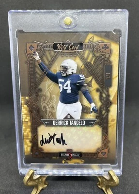 2022 WILD CARD 5 CARD DRAW XRC ROOKIE DERRICK TANGELO AUTO SSP 1/1 - Image 1 of 2
