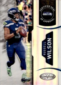2018 Panini Certified - Certified Seal of Approval Russell Wilson #9 - Picture 1 of 2