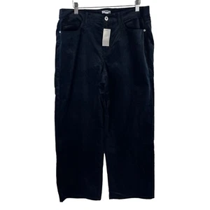 J. Jill Pants Women’s Petite 16P Black Velvet Wide Leg High Rise NWT MSRP $109 - Picture 1 of 13