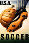 361066 Soccer Game US America Europe Football Art Decor Print Poster Plakat