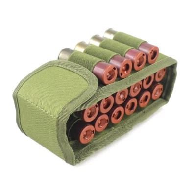 Soporte de recarga táctico Shotshell Molle bolsa culata bolsa de munición para calibre 12/20 Foto 1 de 4
