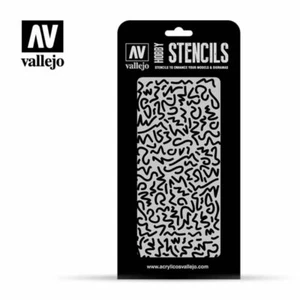Vallejo LUFTWAFFE WWII SHINGLES CAMO (1/32) Airbrush Stencil - Picture 1 of 1