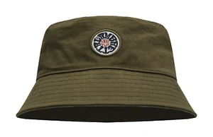 Lambretta Herren Khaki Bucket Klassisches Logo Festival Sommer Hut - Bild 1 von 1