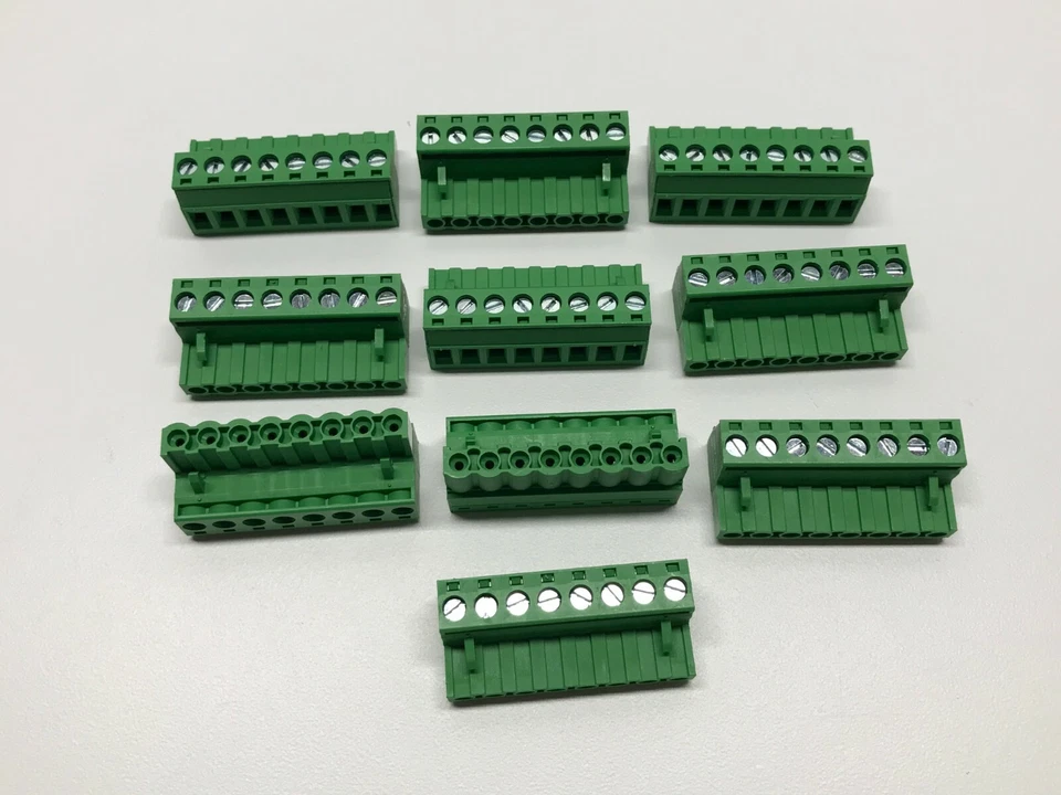 Phoenix Connector Phoenix Contact 8 pin 5.08mm  PCB Terminal Block  Lot of 10 - Image 1 of 4