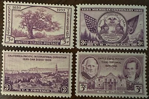 US Stamps #772, #773, #775 and #776 MNH 1935 - Picture 1 of 2