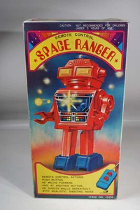 Scatola vuota Junior Product Japan Space Ranger Robot Space Toy (solo scatola) - Foto 1 di 6