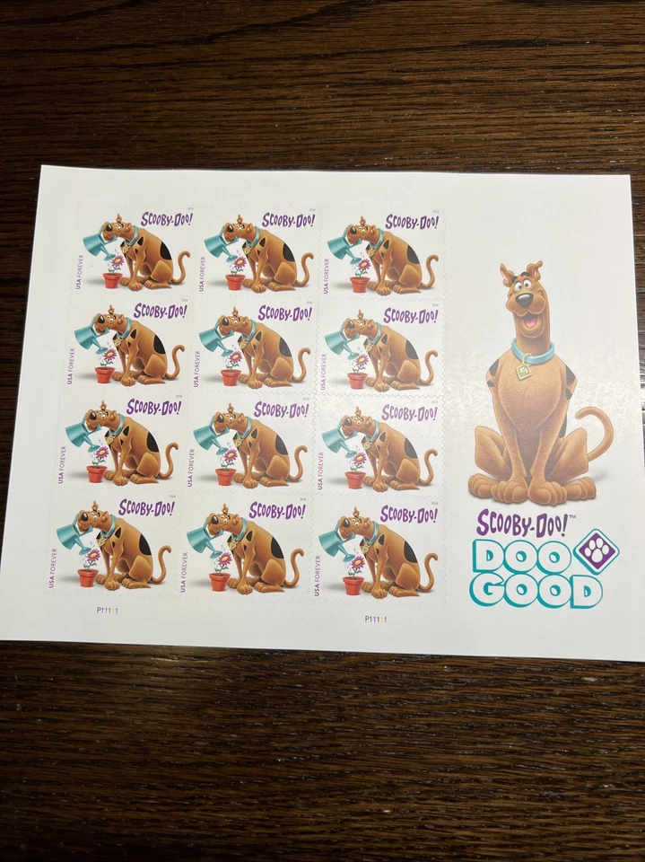 Scott #5299 Forever Scooby-Doo/Full Sheet of 12 Postage Stamps - MNH-2018-US - Image 1 of 1