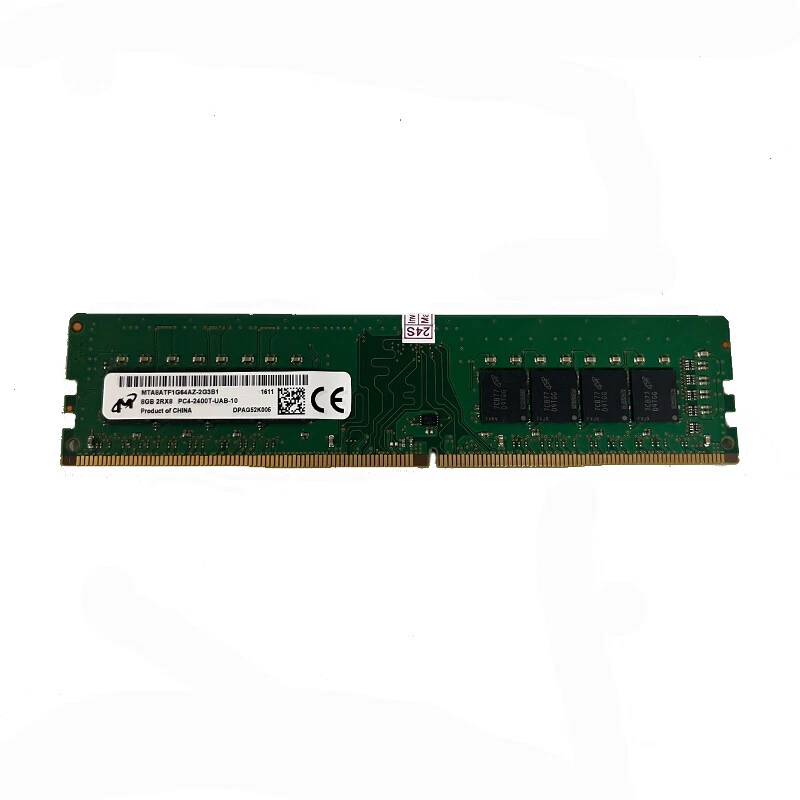 Micron 8GB 2RX8 DDR4 2400T PC4-19200mhz 288pin 1.2V Desktop Memory RAM - Image 1 of 1