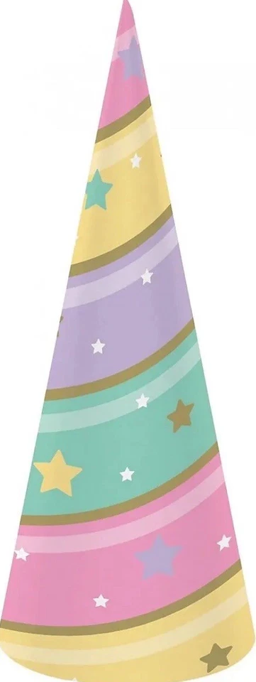 Unicorn Sparkle Horn  Hats 8 Count - Image 1 of 1