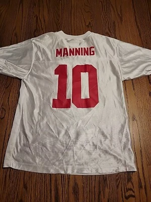 Футболка молодежная большая New York Giants Eli Manning NFL футбол NY для мальчиков  - Изображение 1 из 4