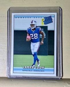Tarjeta de fútbol americano retro de novato James Cook 2022 clasificación NFL Panini #22 1/4094 - Imagen 1 de 2