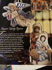 Cross Stitch Pattern: Angel. Mary, Joseph, And Baby Jesus