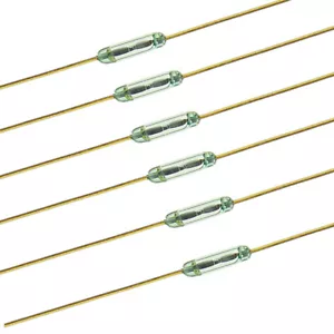 RD03 10pcs 14.2mm Miniature Magnetic Reed Switches Normally Open NEW - Picture 1 of 4