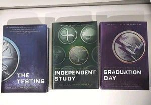 The Testing Trilogy by Joelle Charbonneau Hardcover Set of 3 (2013} [435] - Picture 1 of 12