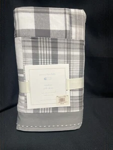 FALDA DE CUNA GRIS A CUADROS GRIS MADRAS NIÑOS GRANERO CERÁMICA NIÑOS - Imagen 1 de 4