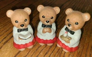 Vintage Homco Teddybär Karolinger 5100 3er Set - Bild 1 von 3