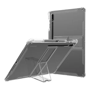 For Samsung Galaxy Tab S10 S9 S8 S7 Plus A8 A9 Clear Case Stand Shockproof Cover - Picture 1 of 13