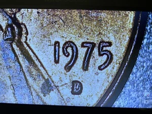 1975 Penny D Error Coin RARE Collectors View - Picture 1 of 22