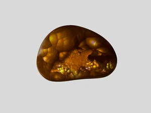 IGI Certified MEXICO Fire Agate 12.97 Cts Natural Untreated Brown Free Form - Picture 1 of 2