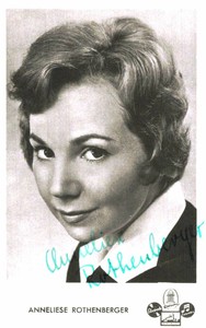 Anneliese Rothenberger Original Signature On Card No. 8524 C