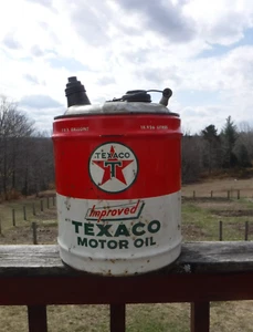Vintage 5 Gallonen Texaco Gas/Öl Dose - Bild 1 von 16