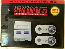 Super Mini SN-02 Home Entertainment System - 821 Classic Games