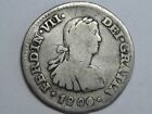 1809 MEXICO 1/2 REAL FERDINAND VII SPANISH COLONIAL SILVER COIN