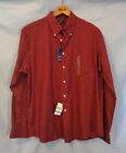 NEW Dockers Soft Touch Button Front Professional Dress Shirt Men L 17 / 17.5 NWT