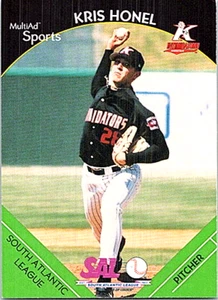 2002 Multi-Ad South Atlantic League Minor League Baseball #16 Kris Honel - Picture 1 of 2