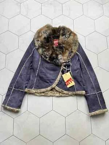 Chaqueta corta vintage de piel sintética Miss Sixty para mujer talla S - Imagen 1 de 10