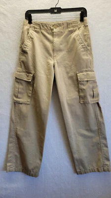 Pantalones Uniforme Lands End Niñas Talla 16 Actual 📏 29x26 Beige Pantalones Foto 1 de 4