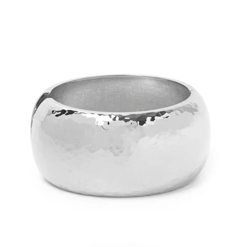 Wide Vintage Cuff Bangle 925 Silver Jewelry Bracelet for Womens Trendy Gift - Image 1 of 1