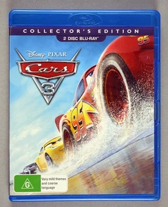 CARS 3 DISNEY PIXAR MOTORSPORT ANIMATION 2017 AUS COLLECTOR'S ED 2 BLU-RAY DISC - Picture 1 of 4