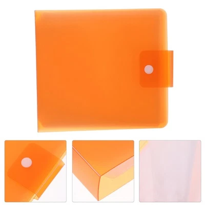 1pc 12 Capacity DVD Storage Bag Plastic CD Wallet Disc Case for CD Collectors - Image 1 of 4