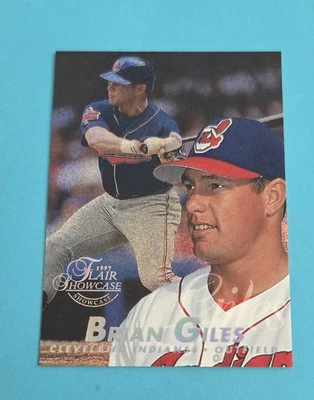 Tarjeta de béisbol 1997 Flair Showcase fila 0 RC #65 Brian Giles Cleveland Indians L7 Foto 1 de 2