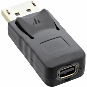 10x InLine DisplayPort Adapter, DisplayPort Stecker auf mini DisplayPort Buchse, - Bild 1 von 3
